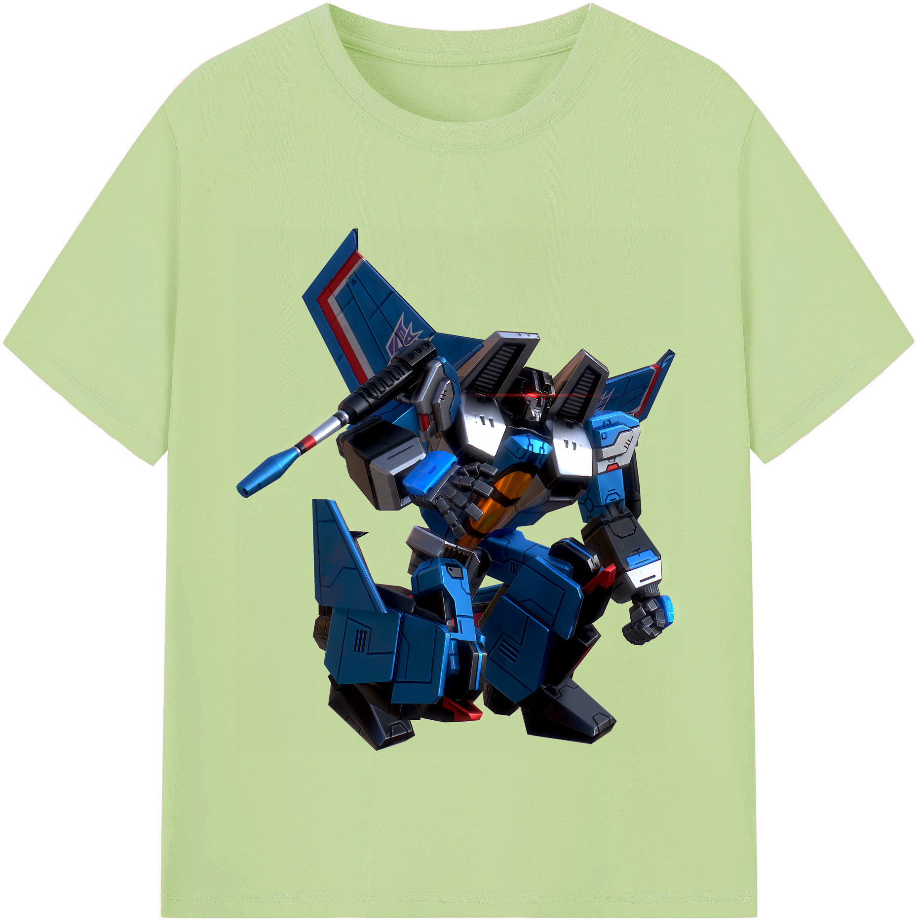 （画像用） Transformers トランスフォーマー 綿100％半袖Tシャツ（フロントプリント）